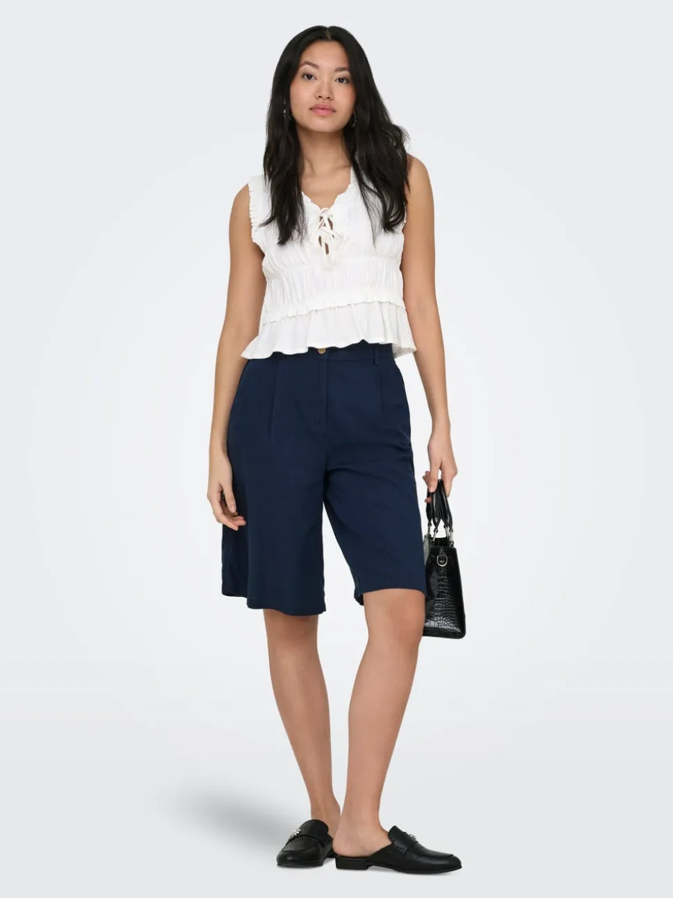 ONLGOA Loose fit Lin Shorts
