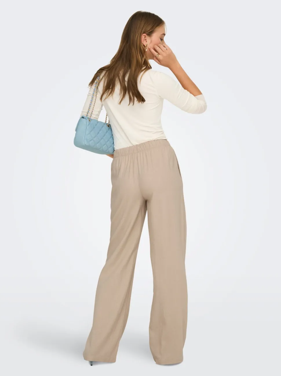 ONLGOA Straight Fit Lin Bukser