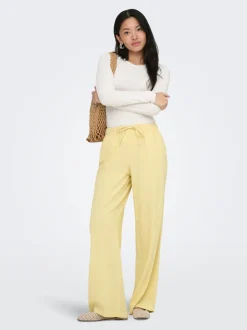 ONLGOA Straight Fit Lin Bukser