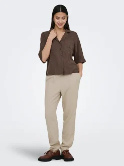 ONLGOA-POPTRASH Comfort Fit Lin Bukser