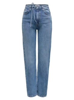 ONLGYPSY Høy midje Slim Straight Fit Jeans