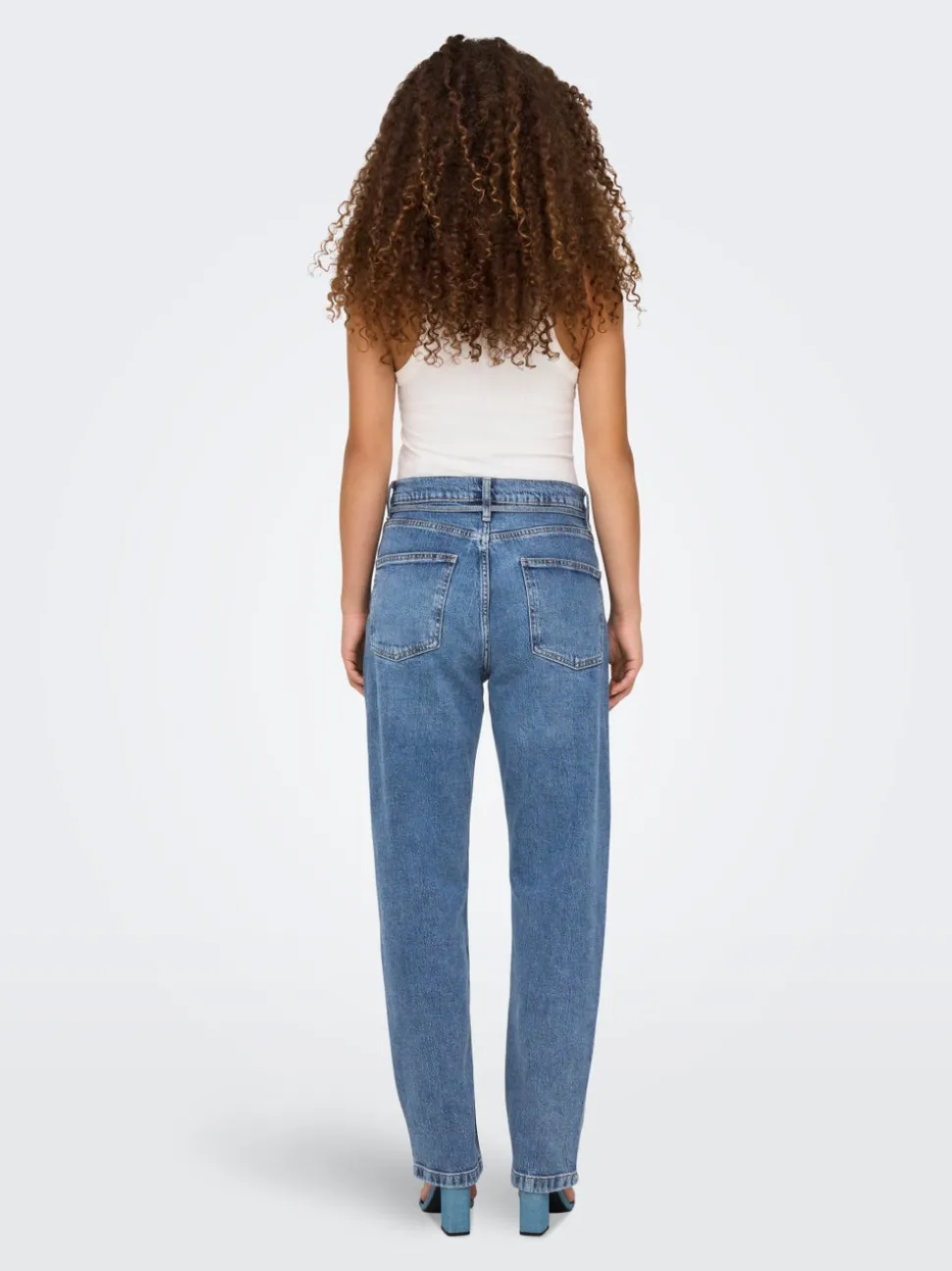 ONLGYPSY Høy midje Slim Straight Fit Jeans