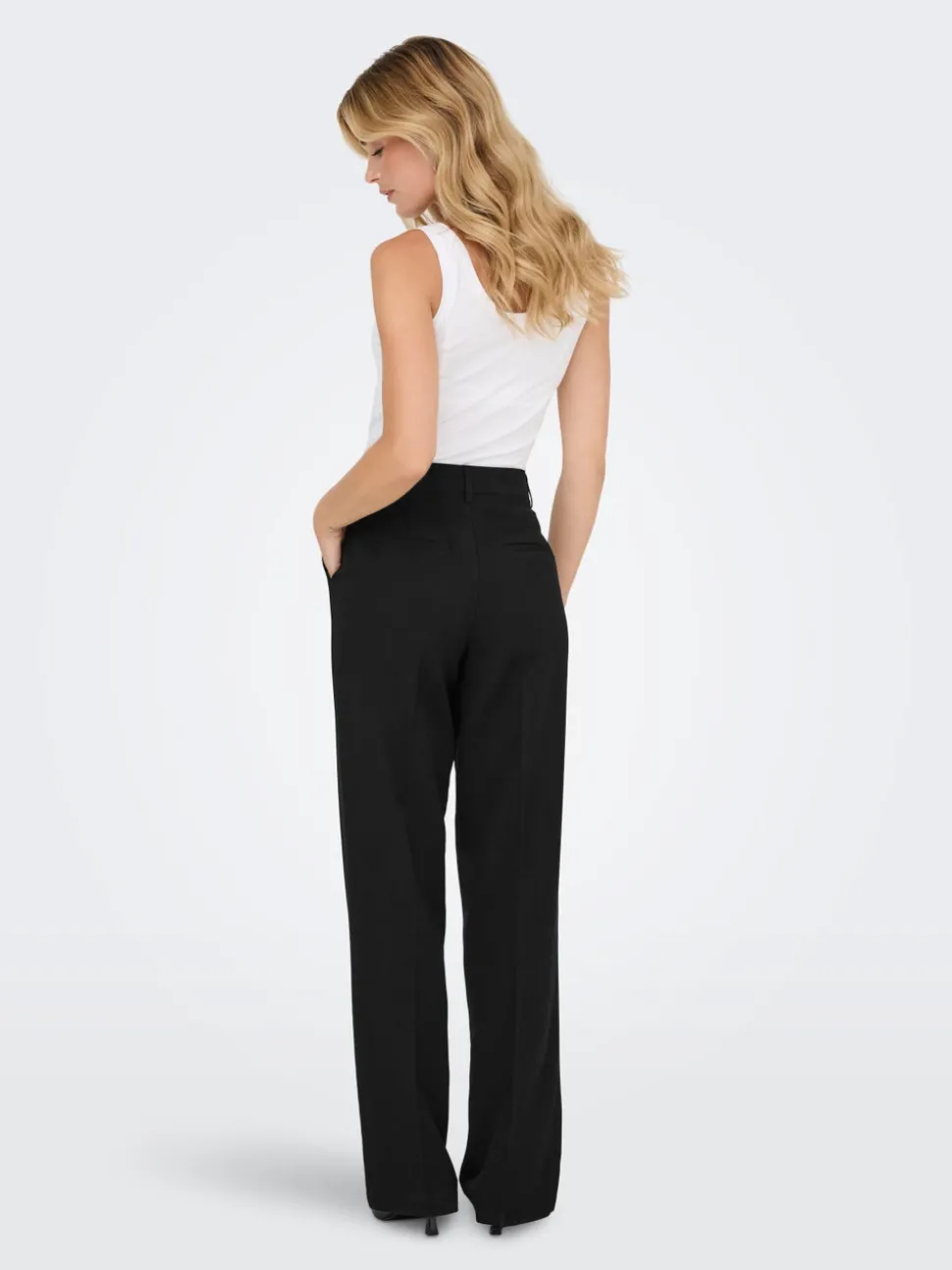 ONLHATTIE-LANA Straight Tapered Fit Bukser med vide ben