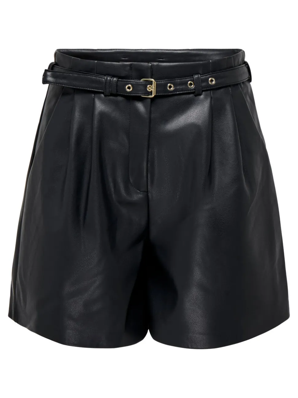 ONLHEIDI Middels høy midje Regular Fit Shorts i kunstskinn