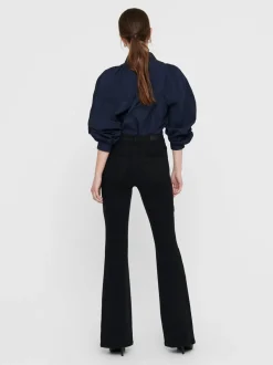 ONLHELLA Høy midje Flared Fit Jeans