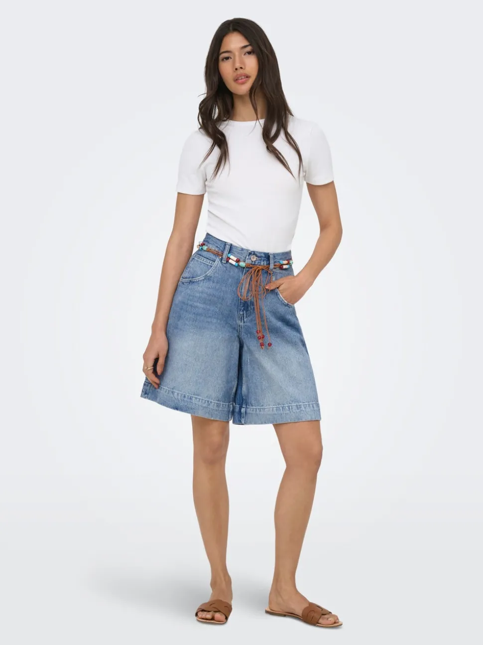ONLHOLLIE Høy midje Regular Fit Denimshorts