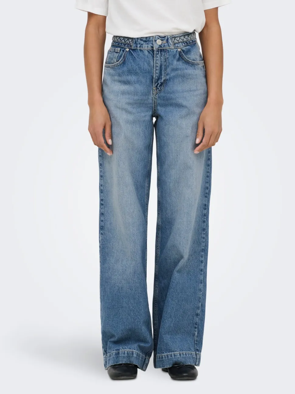 ONLHOPE Høy midje Wide Leg Fit Jeans