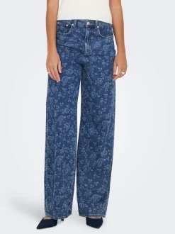ONLHOPE Høy midje Wide Leg Fit Ankellengde Jeans