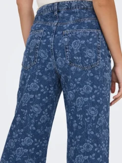 ONLHOPE Høy midje Wide Leg Fit Ankellengde Jeans