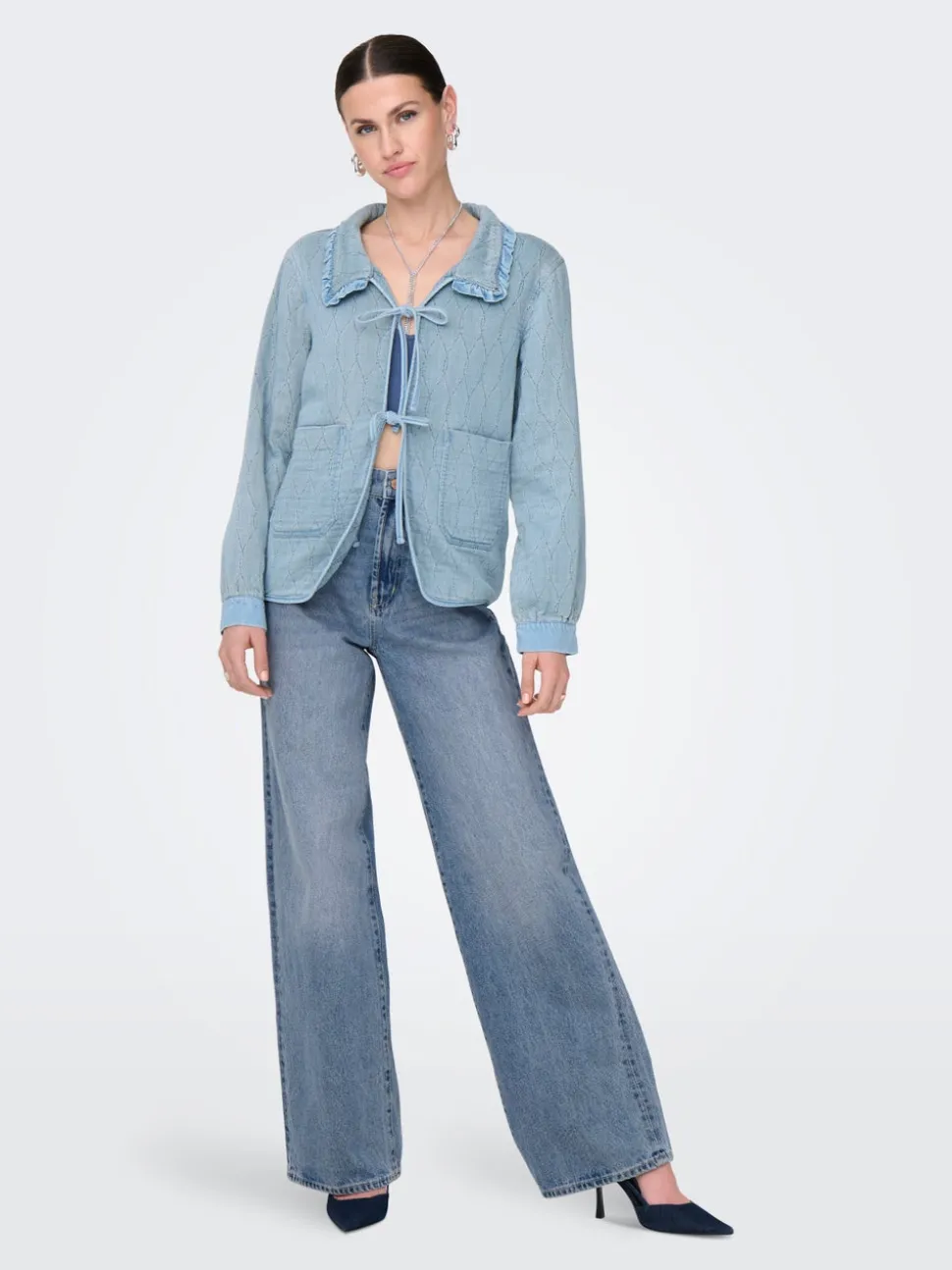 ONLHOPE Høy midje Wide Leg Fit Jeans