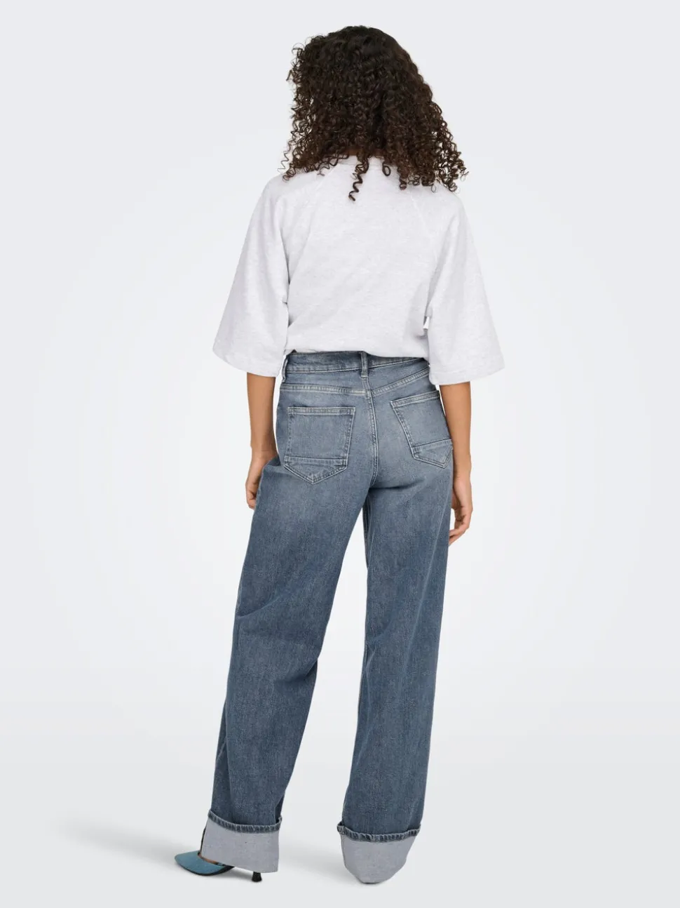ONLHOPE Høy midje Wide Leg Fit Jeans