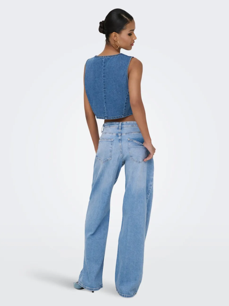 ONLHOPE Høy midje Wide Leg Fit Jeans