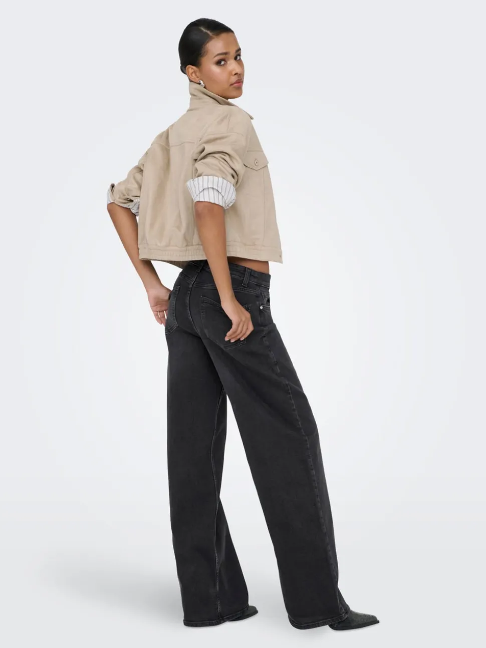 ONLHOPE Høy midje Wide Leg Fit Jeans