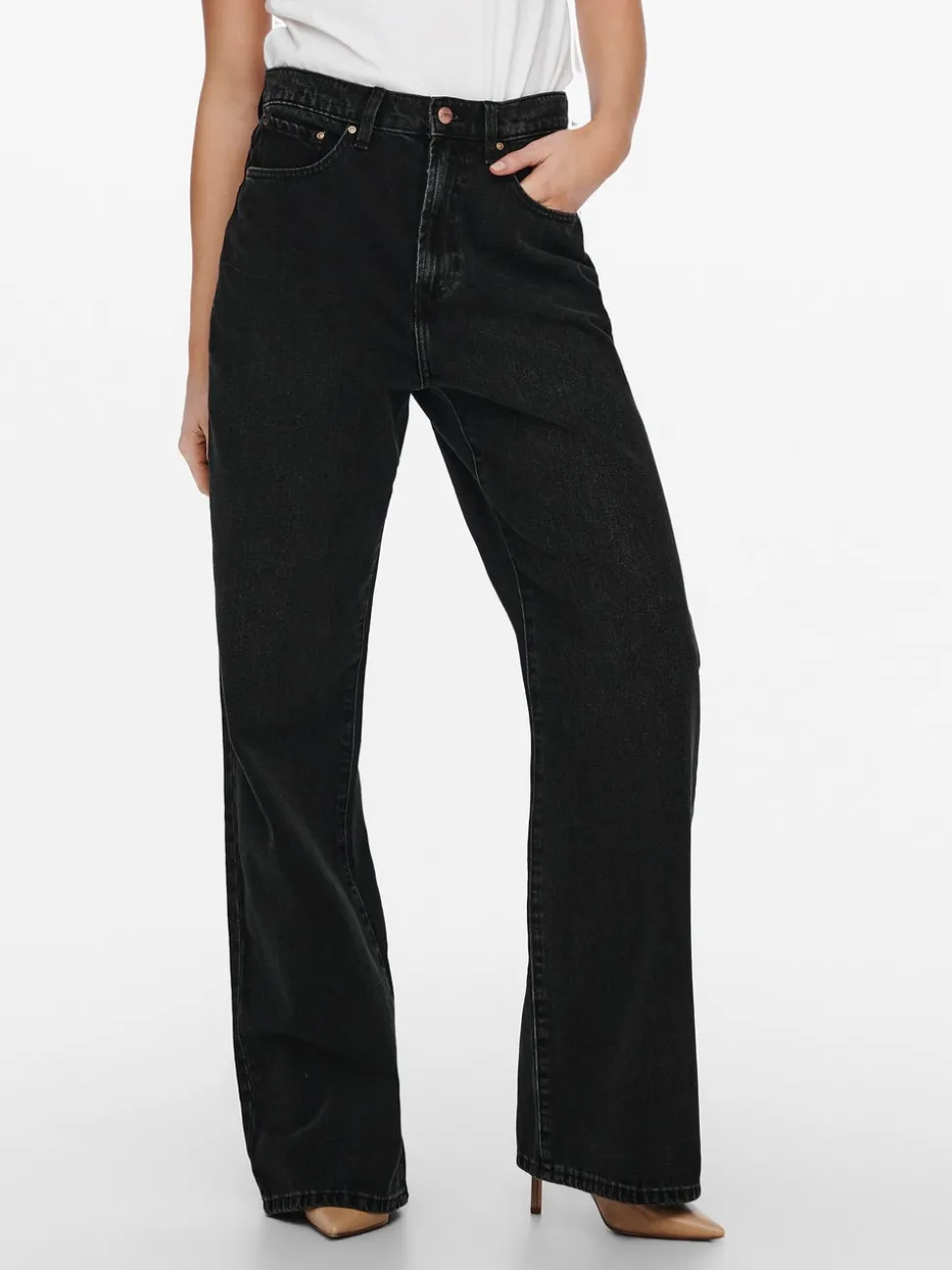 ONLHOPE Høy midje Wide Leg Fit Jeans