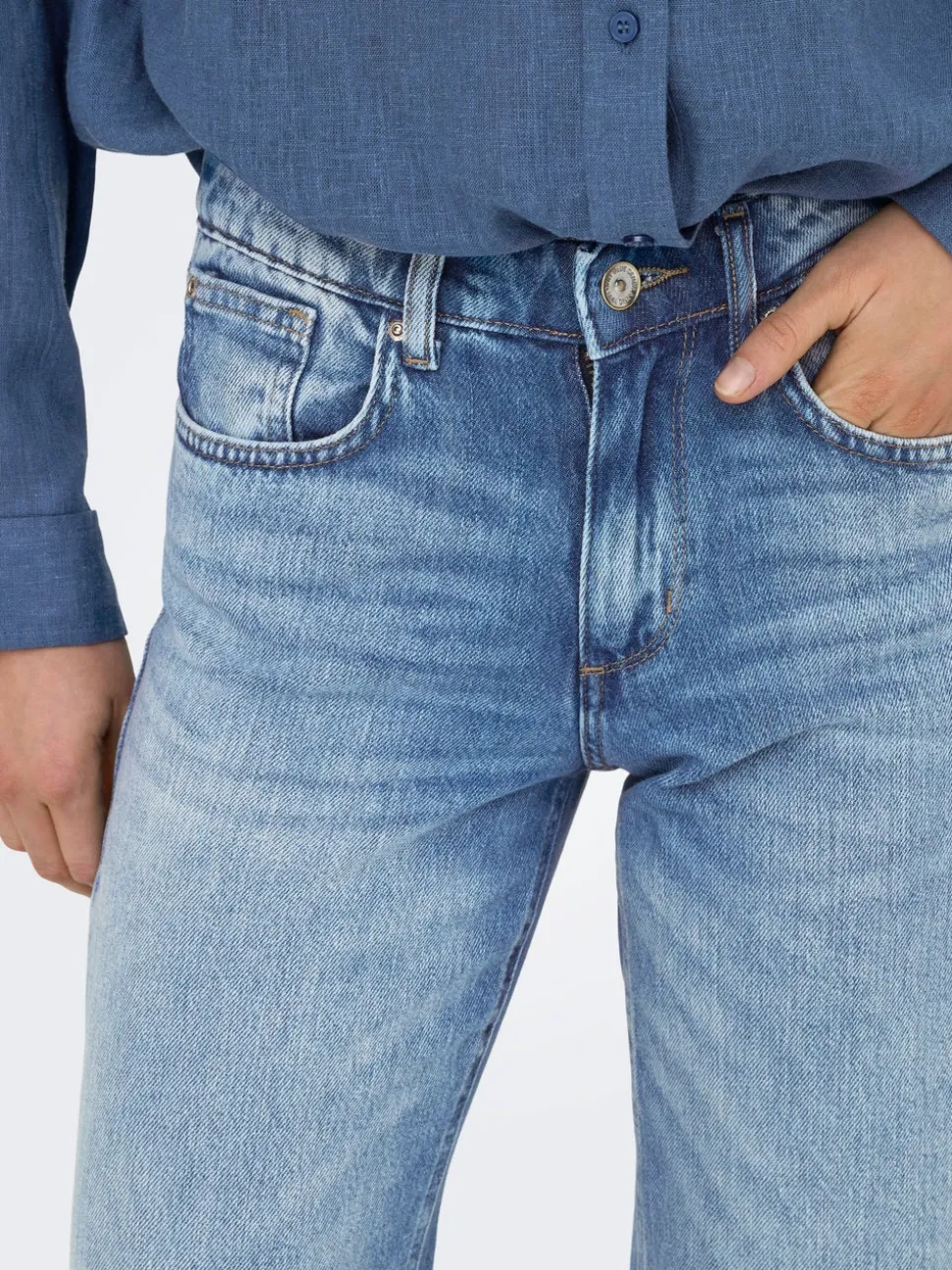 ONLHOPE Lav midje Wide Leg Fit Jeans