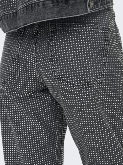 ONLHUDSON Middels høy midje Wide Leg Fit Jeans