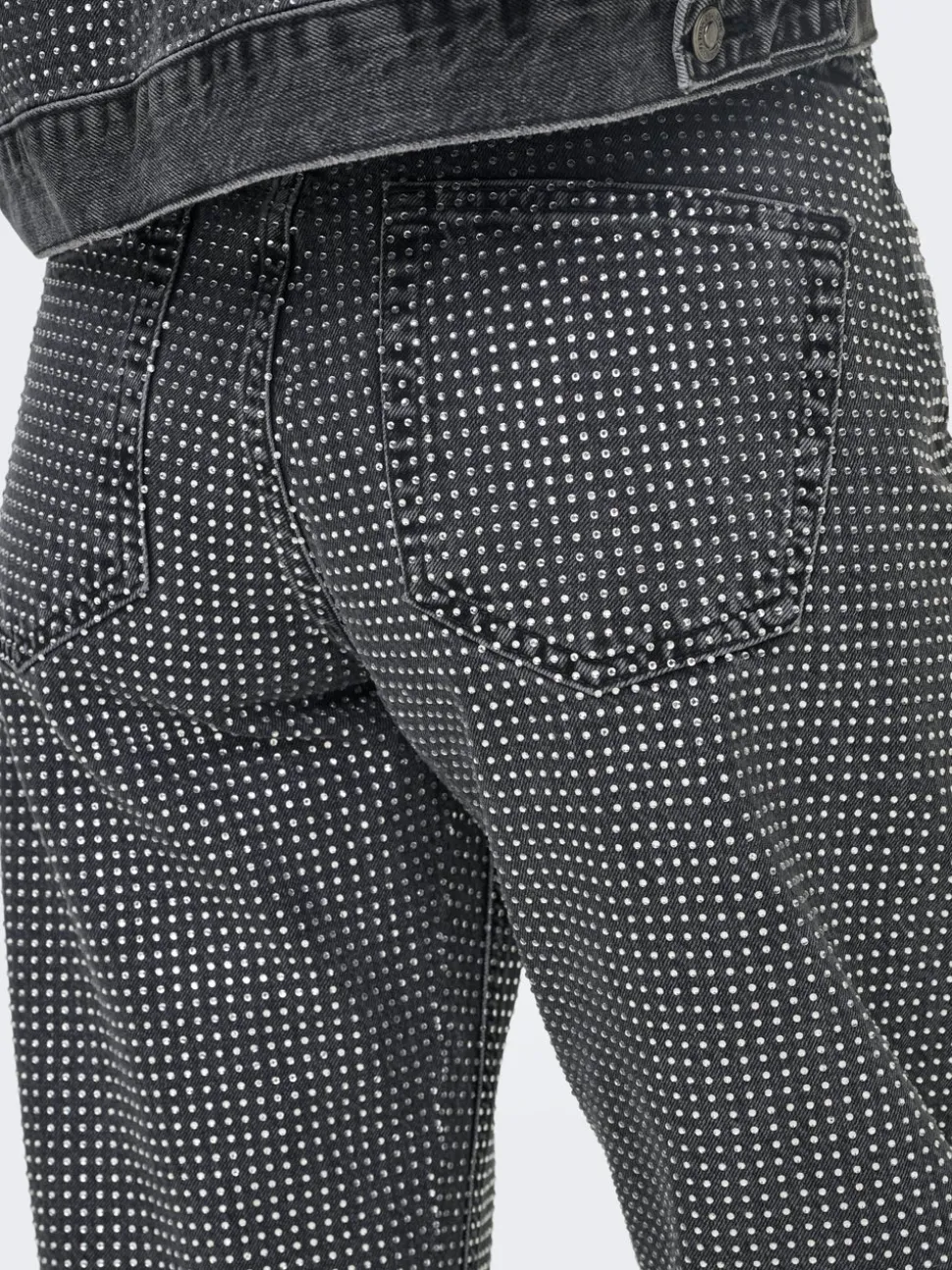 ONLHUDSON Middels høy midje Wide Leg Fit Jeans