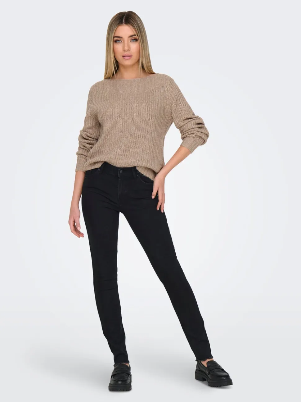 ONLHUSH Middels høy midje Skinny Fit Ankellengde Jeans