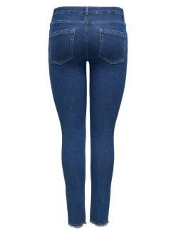 ONLHUSH Middels høy midje Skinny Fit Ankellengde Jeans