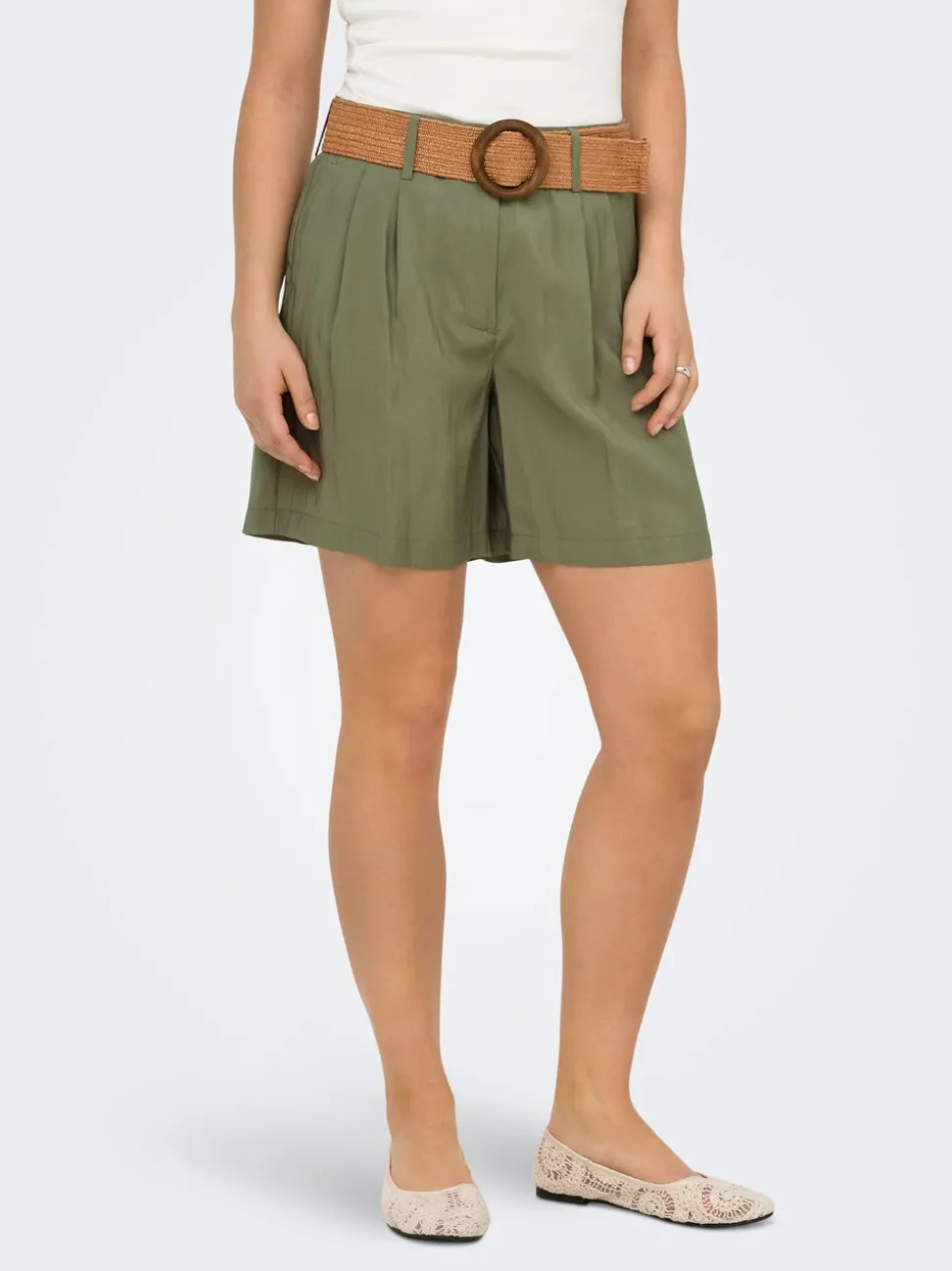 ONLIBIZA Høy midje Regular Fit Bermudashorts