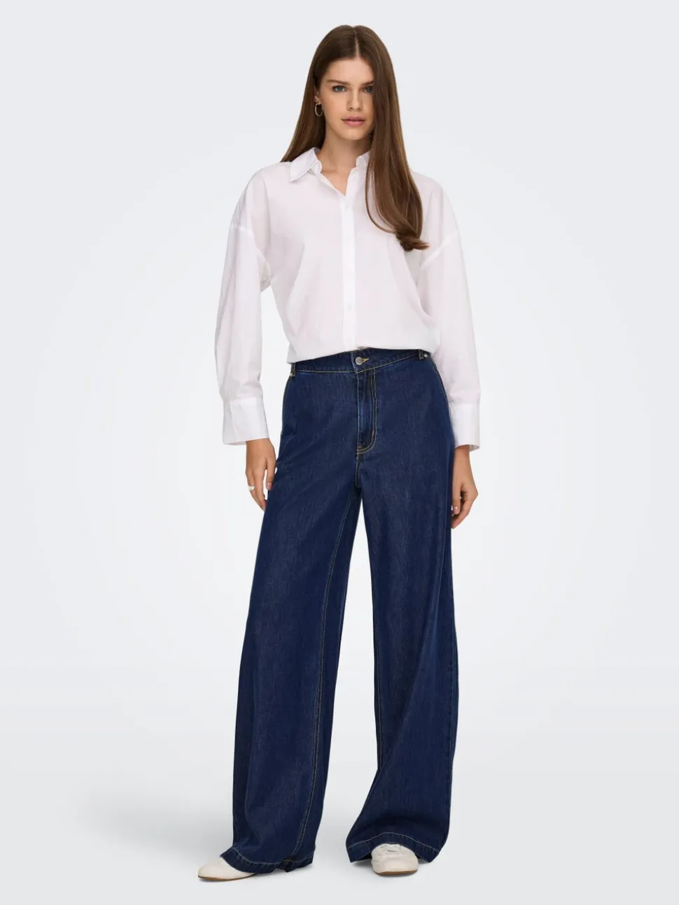 ONLINGRID Middels høy midje Wide Leg Fit Jeans