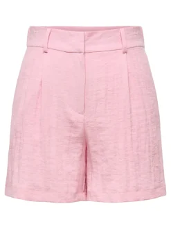 ONLITA Høy midje Regular Fit Lin Bermudashorts