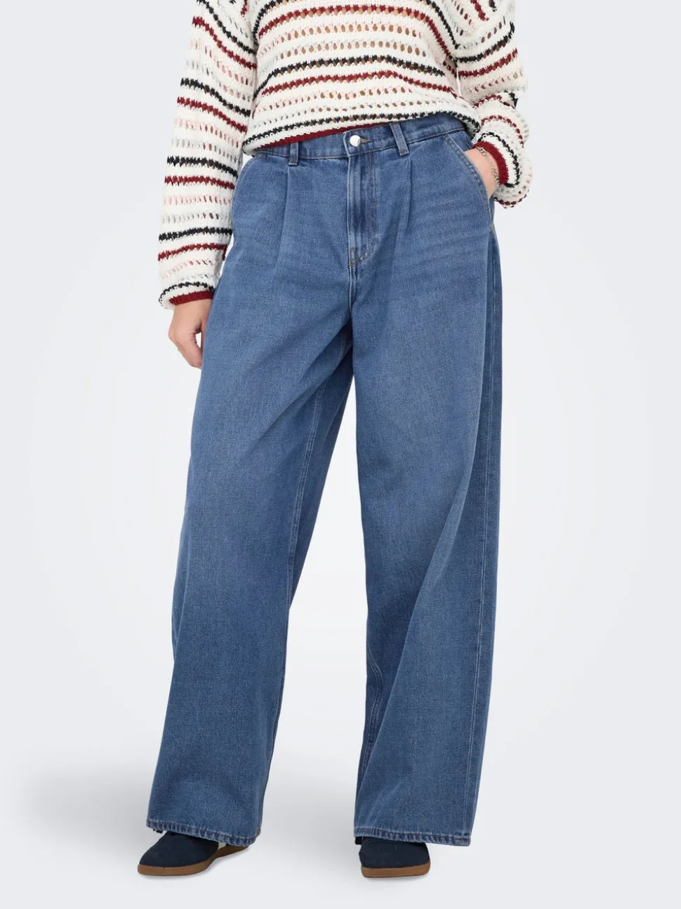 ONLIVY Middels høy midje Wide Leg Fit Jeans