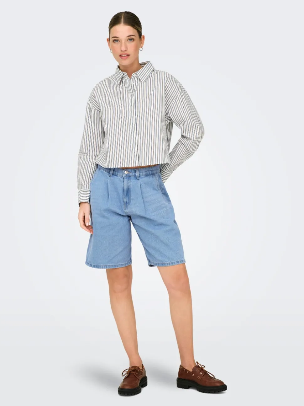 ONLIVY Wide Leg Fit Denimshorts