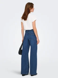 ONLJEMMA Høy midje Wide Leg Fit Jeans
