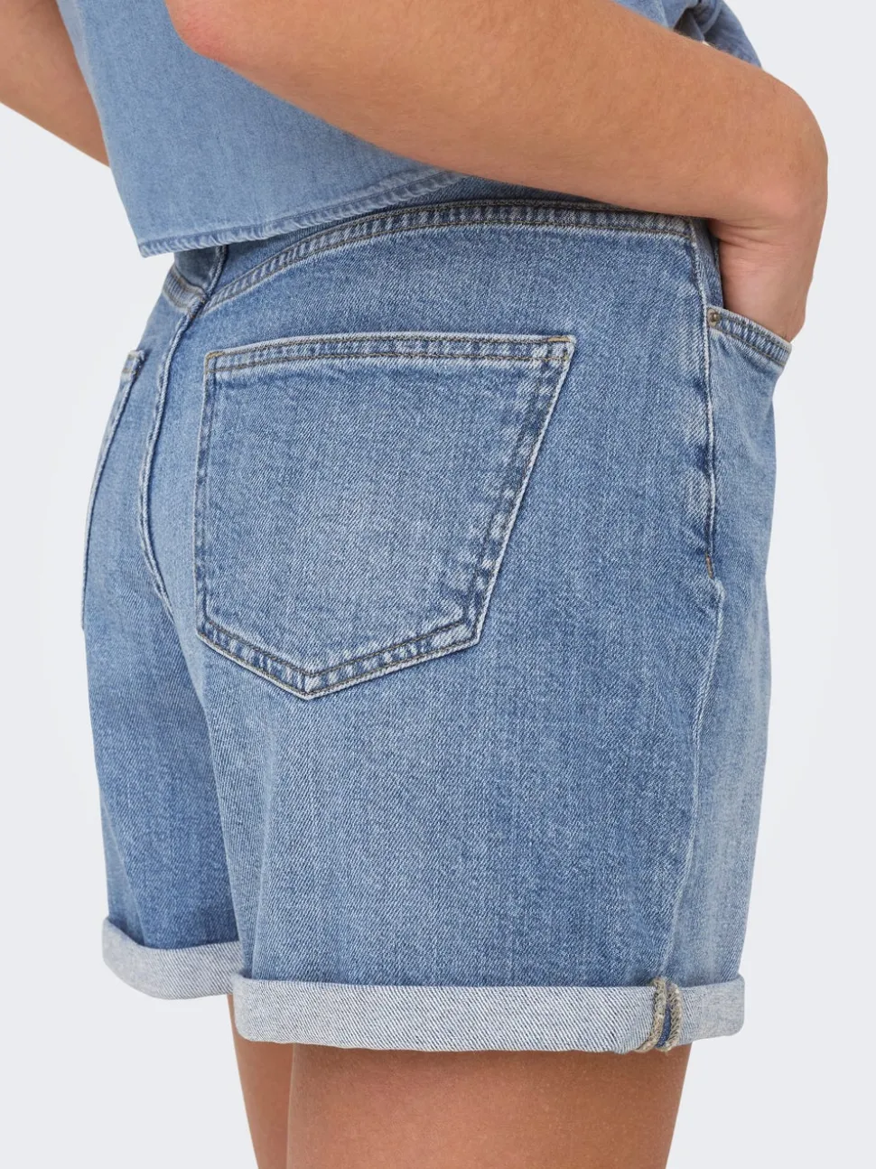 ONLJOSEPHINE Høy midje Regular Fit Denimshorts