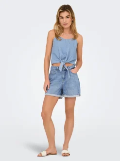 ONLJOSEPHINE Høy midje Regular Fit Denimshorts