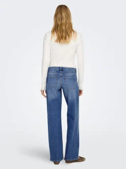 ONLJUDY-O Lav midje Straight Fit Jeans