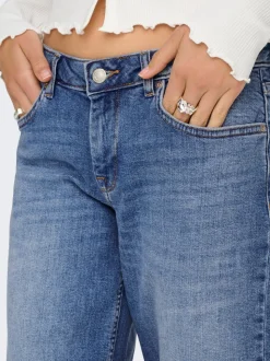 ONLJUDY-O Lav midje Straight Fit Jeans