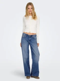 ONLJUDY-O Lav midje Straight Fit Jeans