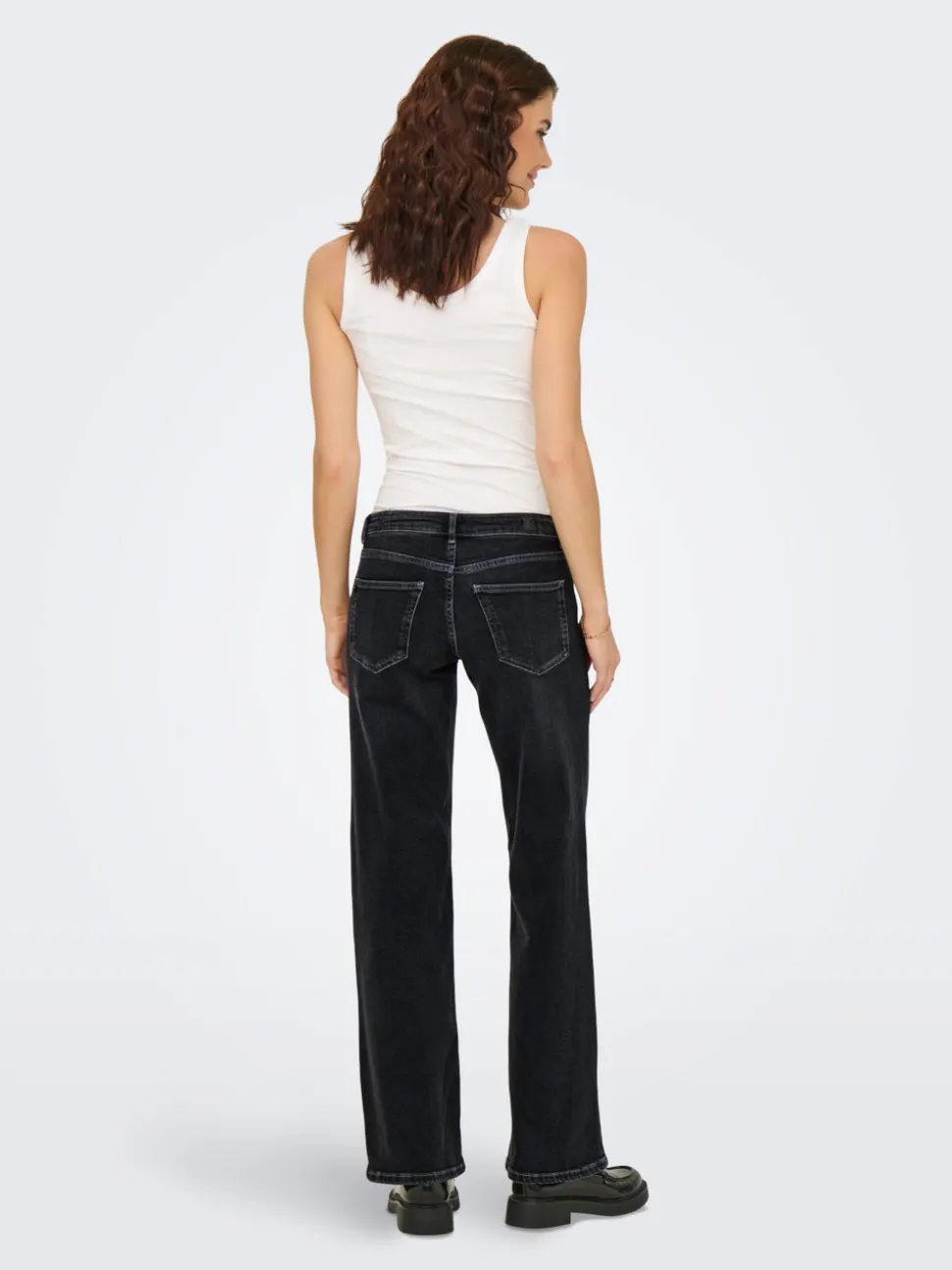 ONLJUDY-O Lav midje Straight Fit Jeans