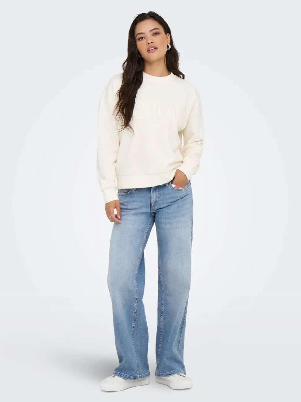 ONLJUDY-O Lav midje Straight Fit Jeans