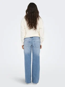 ONLJUDY-O Lav midje Straight Fit Jeans