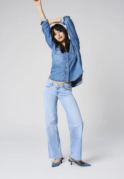 ONLJUDY-O Lav midje Straight Fit Jeans