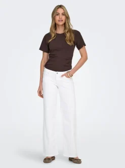ONLJUDY-O Lav midje Wide Leg Fit Jeans