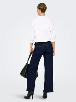 ONLJUDY-O Lav midje Wide Leg Fit Jeans