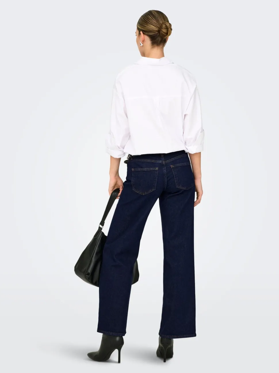 ONLJUDY-O Lav midje Wide Leg Fit Jeans