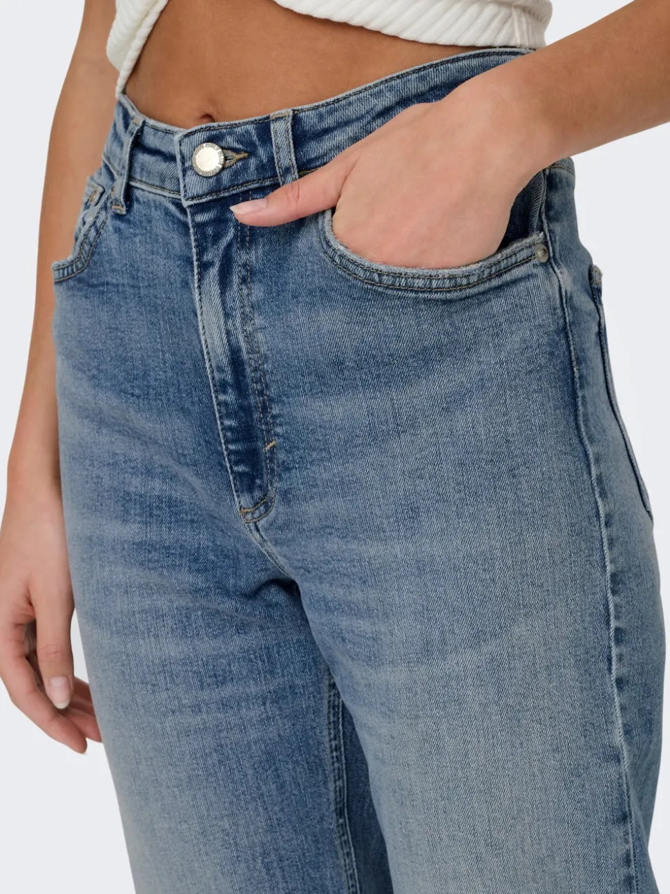 ONLJUICY Høy midje Flared Fit Jeans