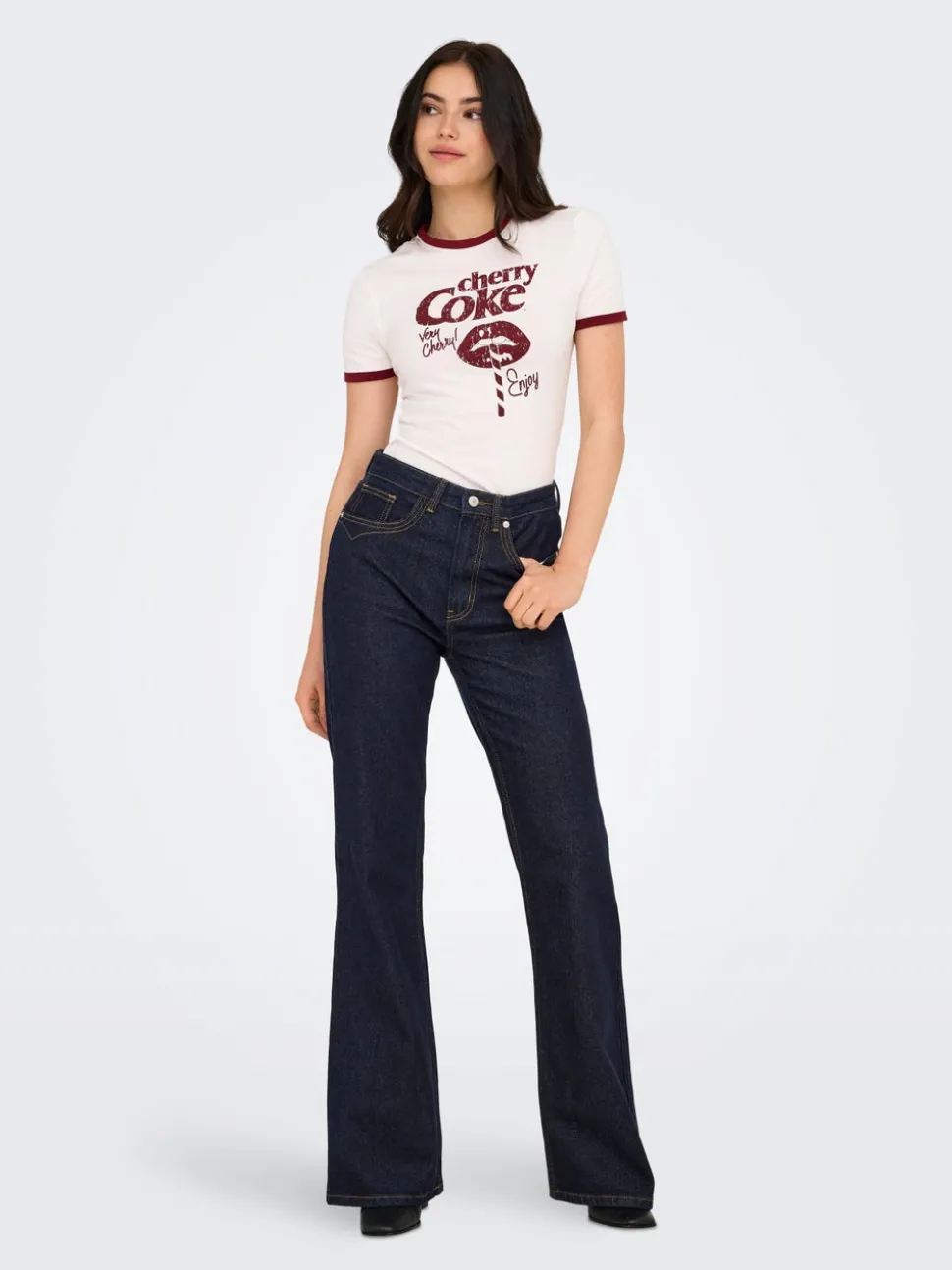 ONLJUICY Høy midje Flared Fit Jeans