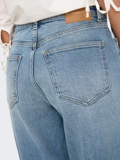 ONLJUICY Høy midje Mom Fit Jeans
