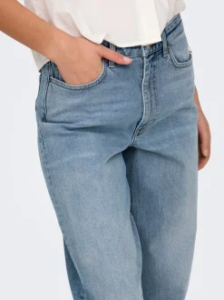 ONLJUICY Høy midje Mom Fit Jeans