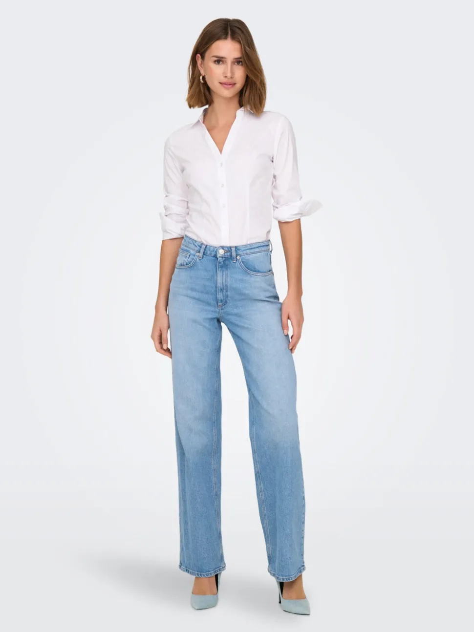 ONLJUICY Høy midje Wide Leg Fit Jeans