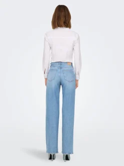 ONLJUICY Høy midje Wide Leg Fit Jeans