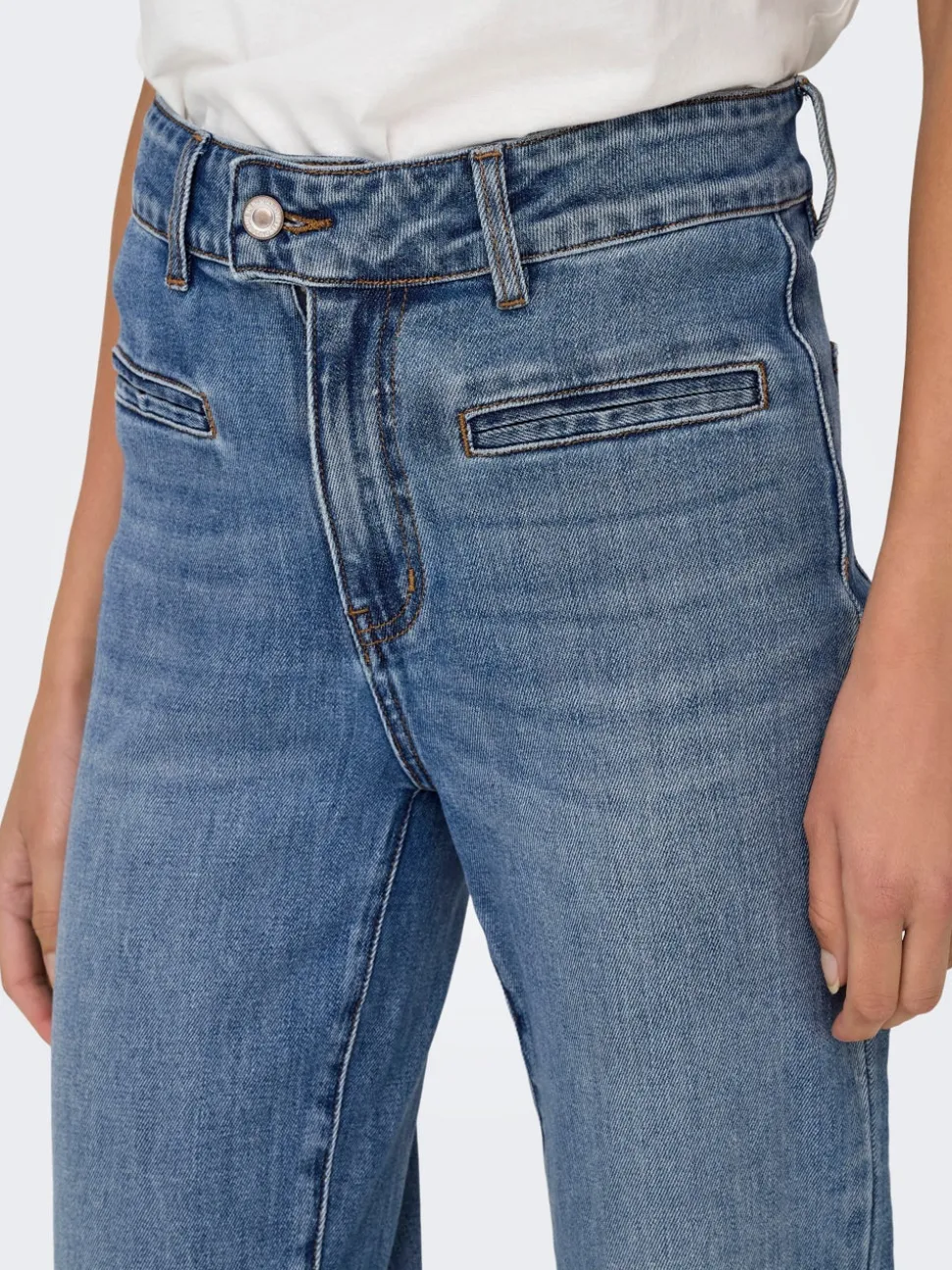 ONLJUICY Høy midje Wide Leg Fit Jeans