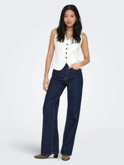 ONLJUICY Høy midje Wide Leg Fit Jeans