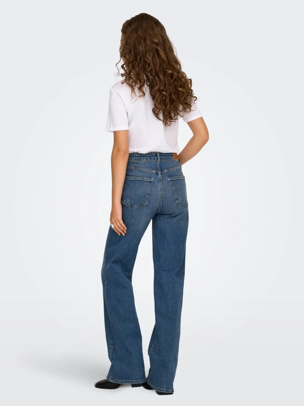 ONLJUICY Høy midje Wide Leg Fit Jeans
